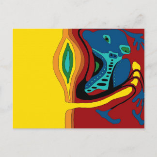 ekos crimped Postcard