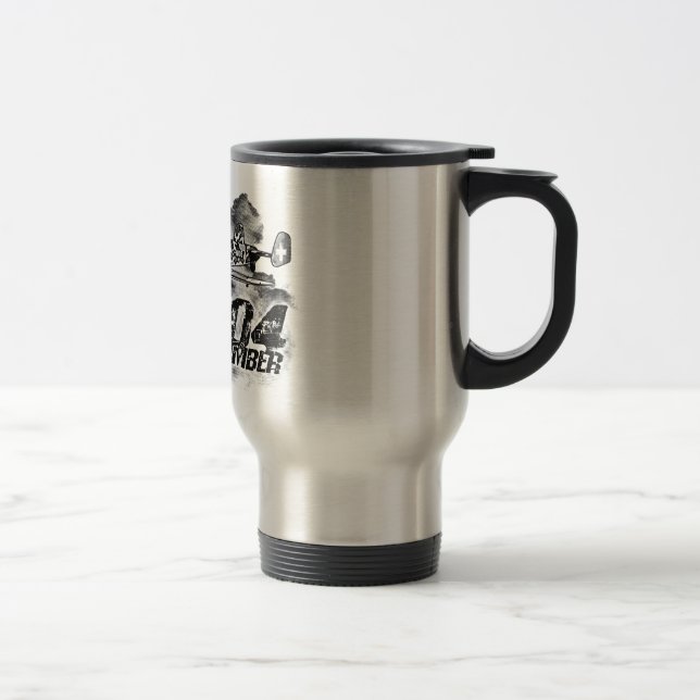 EKW C-36 15 Oz Stainless Steel Travel Mug (Right)