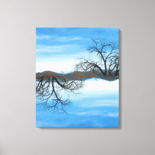 El Abuelo Del Cielo Blue Canvas Print