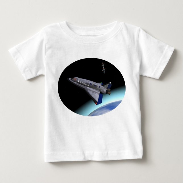 El Al Maslool Space Shuttle Baby T-Shirt (Front)