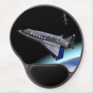 El Al Maslool Space Shuttle Gel Mouse Pad
