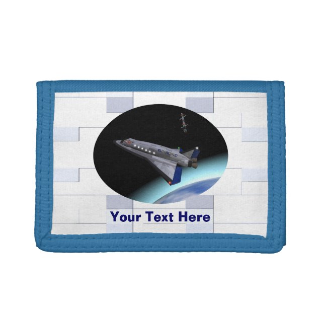 El Al Maslool Space Shuttle Tri-fold Wallet (Front)