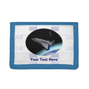 El Al Maslool Space Shuttle Trifold Wallet