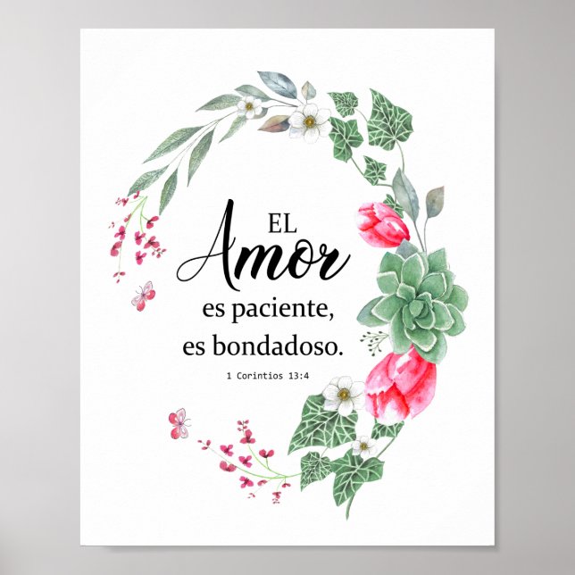 El amor es paciente Póster Poster (Front)