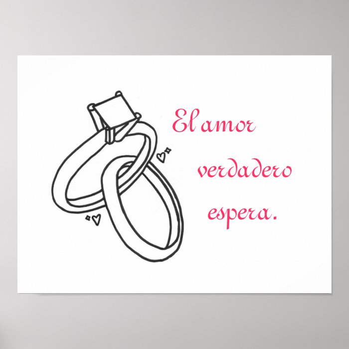 El amor verdadero espera. print