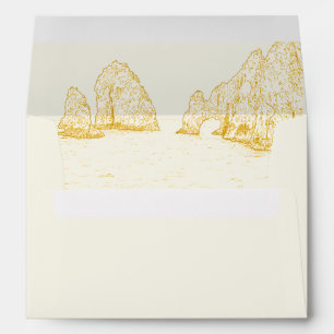 El Arco Cabo San Lucas Arch Weddining Envelope