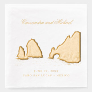 El Arco | Cabo San Lucas MEXICO Foil Napkins