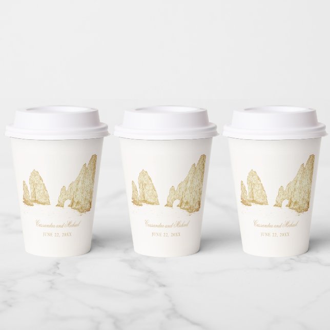 El Arco |  Cabo San Lucas MEXICO Paper Cups (Multi)
