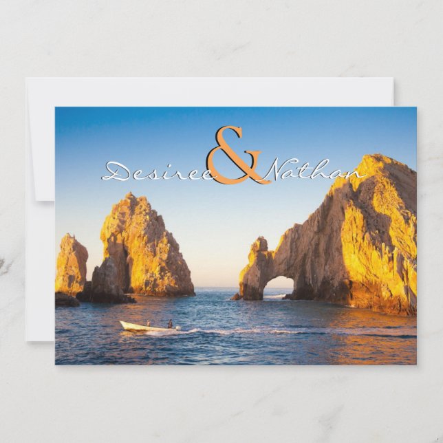 El Arco - Cabo San Lucas Wedding Invitation (Front)