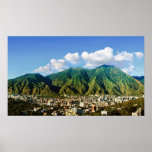 El Ávila National Park, Caracas, Venezuela -16:9- Poster<br><div class="desc">Spectacular high quality 16:9 panoramic picture of the El Ávila mountain at Caracas,  Venezuela.  I also recommend you my Avila picture on ready to hang stretched canvas. (It would seem more expensive,  but remember that third parties framing could be so much more expensive... ): http://www.zazzle.com/panoramic_view_of_avila_caracas_vzla-192673124678074382?lang=es&rf=238346029139719541 Alepho.net</div>