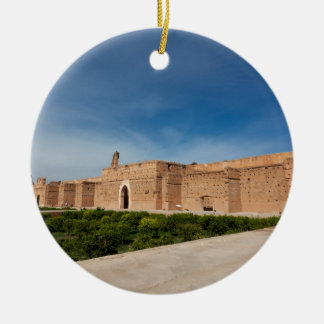 El Badi Palace, Marrakech, Morocco Ceramic Ornament
