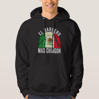 El Barbero Mas Chingon - Mexican Barber Vintage Hoodie