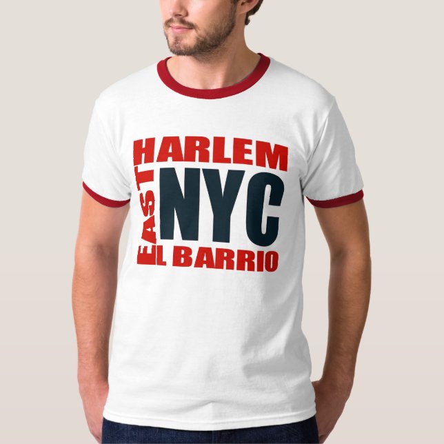 El Barrio East Harlem Logo T-Shirt by Urban59 NYC (Front)