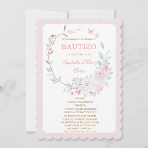 El Bautizo invitación de nuestra hija Invitation