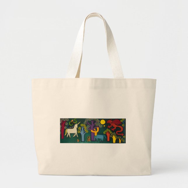 El Bosque Magico de Lucas 2009 Large Tote Bag (Front)