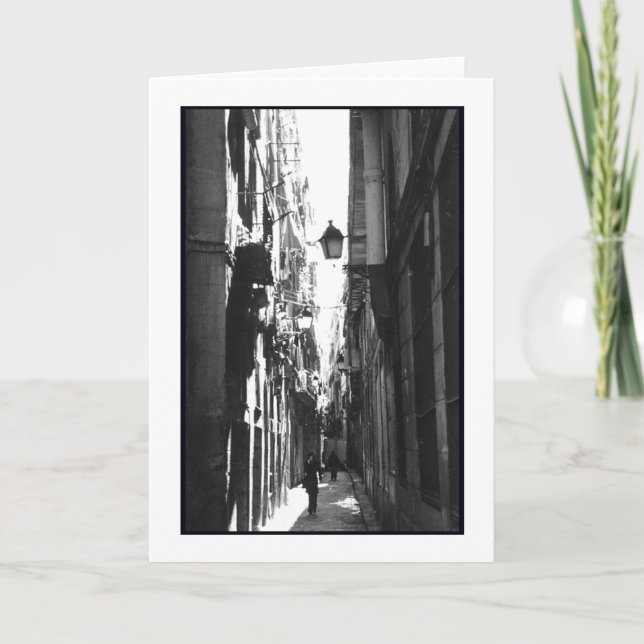 El Callejon Greeting Card (Front)