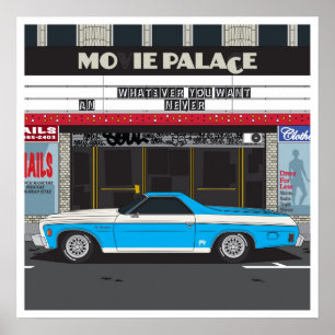 El Camino, 19"x19" Poster