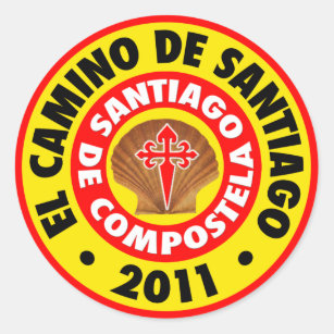 El Camino de Santiago 2011 Classic Round Sticker