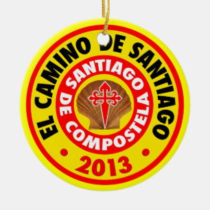El Camino De Santiago 2013 Ceramic Ornament