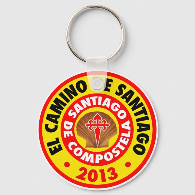 El Camino De Santiago 2013 Keychain (Front)