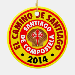 El Camino De Santiago 2014 Ceramic Ornament