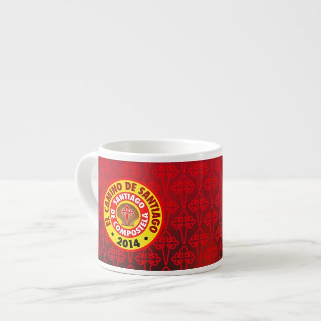 El Camino De Santiago 2014 Espresso Cup (Front Left)
