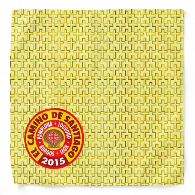 El Camino De Santiago 2015 Bandana (Front)