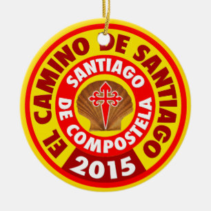 El Camino De Santiago 2015 Ceramic Ornament