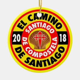 El Camino De Santiago 2018 Ceramic Ornament