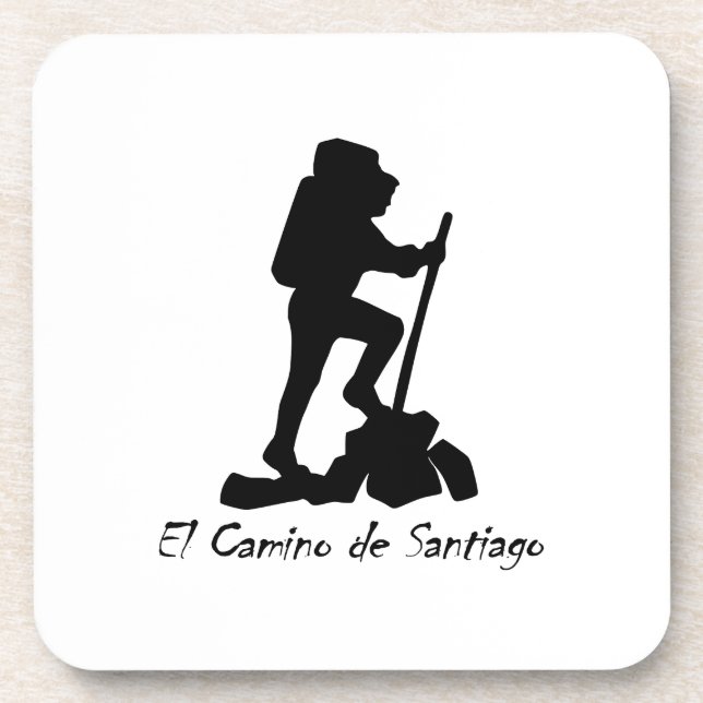 El Camino de Santiago  -  Bucket List Hike Beverage Coaster (Front)