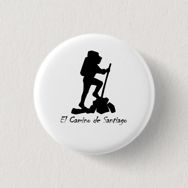 El Camino de Santiago  -  Bucket List Hike Button (Front)