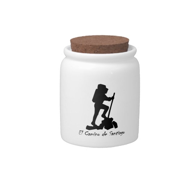El Camino de Santiago  -  Bucket List Hike Candy Jar (Front)