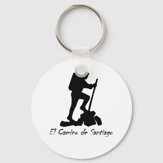 El Camino de Santiago  -  Bucket List Hike Keychain (Front)