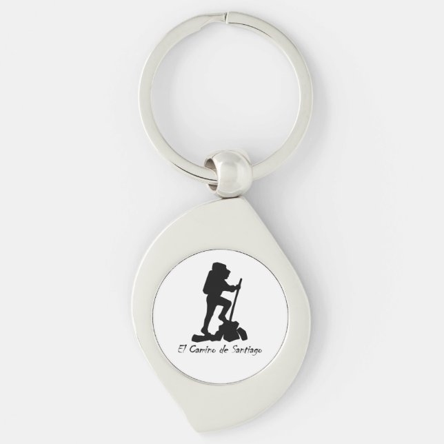 El Camino de Santiago  -  Bucket List Hike Keychain (Front)