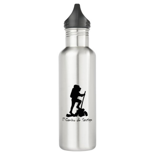 El Camino de Santiago  _  Bucket List Hike Stainless Steel Water Bottle