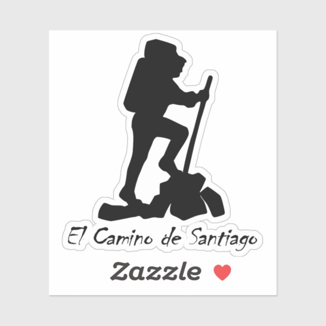 El Camino de Santiago  -  Bucket List Hike Sticker (Sheet)