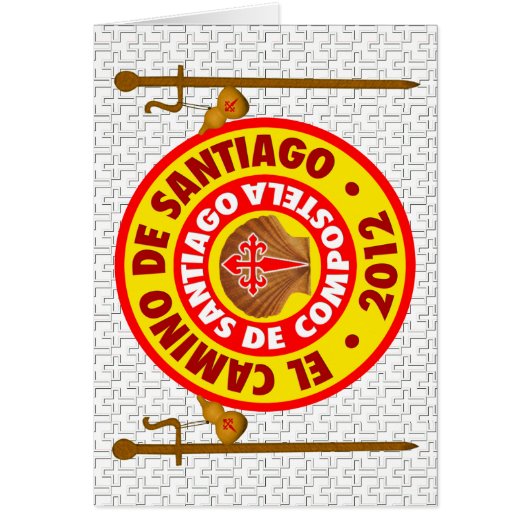 El Camino de Santiago de Compostela 2012 Cards (Front)