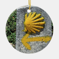 El Camino de Santiago de Compostela, Spain, shell