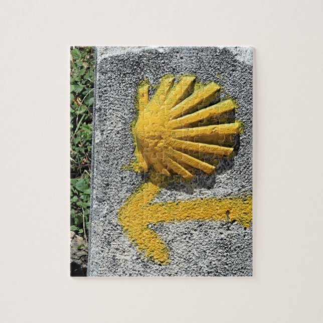 El Camino de Santiago de Compostela, Spain, shell Jigsaw Puzzle (Vertical)
