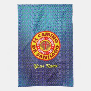 El Camino De Santiago Kitchen Towel