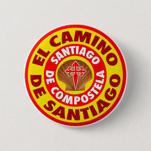 El Camino de Santiago Pinback Button