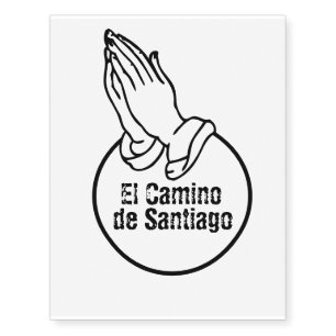 El Camino de Santiago Temporary Tattoos