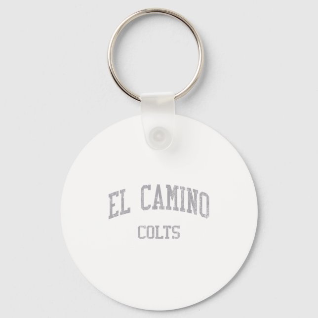 El Camino High School Hs South San Francisco Ca Vi Keychain (Front)