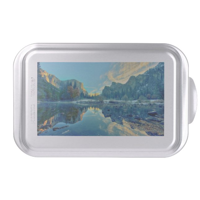 El Capitan and Three Brothers Reflection Cake Pan (Front)
