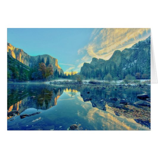 El Capitan and Three Brothers Reflection Cards (Front Horizontal)