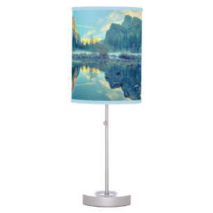 El Capitan and Three Brothers Reflection Table Lamp
