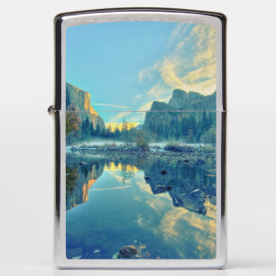 El Capitan and Three Brothers Reflection Zippo Lighter