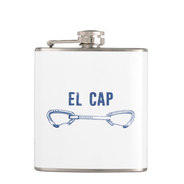 El Capitan Climbing Quickdraw Flask (Front)