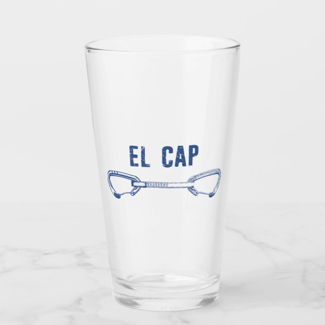 El Capitan Climbing Quickdraw Glass (Front)
