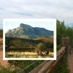 El Capitan, Desert, Guadalupe Mountains NP, Texas Postcard